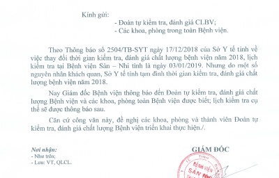 Quyết định V/v công bố công khai quyết toán ngân sách 6 tháng đầu năm, năm 2018 của Bệnh viện Sản Nhi tỉnh Quảng Ngãi